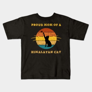 himalayan cat mom Kids T-Shirt